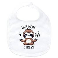 Baby L&auml;tzchen Nur keinen Stress Yoga Faultier