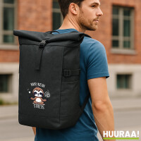 Kurierrucksack Nur keinen Stress Yoga Faultier 30-44...