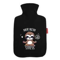Wärmflasche Nur keinen Stress Yoga Faultier