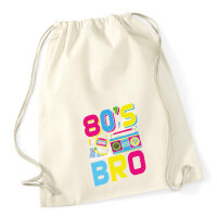 Turnbeutel 80s Bro Retro 12 Liter