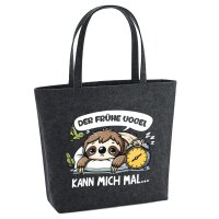 Filzshopper Der fr&uuml;he Vogel kann mich mal...
