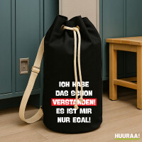 Seesack Schon verstanden ich mit nur egal 20 Liter Black