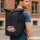 Kurierrucksack Ich hasse Stimmungsschwankungen sind toll 30-44 Liter Black Melange