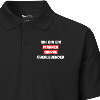 Herren Polo Shirt Ich bin ein Männergrippe...