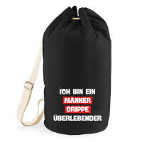 Seesack Ich bin ein Männergrippe überlebender...