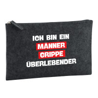 Kulturbeutel Ich bin ein Männergrippe...