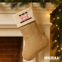 Weihnachtsstrumpf Ich bin ein Männergrippe...