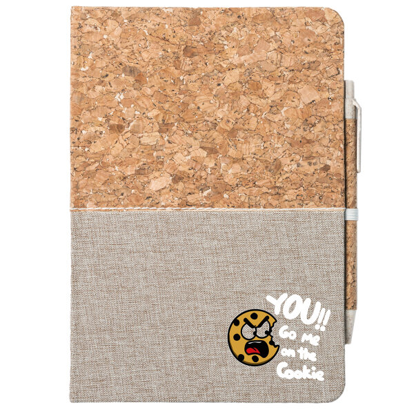 Notizbuch A5 You go me on the Cookie Keks 80 Blatt inkl. Kugelschreiber