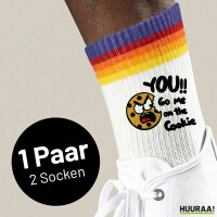 Unisex Socken You go me on the Cookie Keks Baumwolle