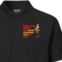 Herren Polo Shirt Tasse gehört der besten...