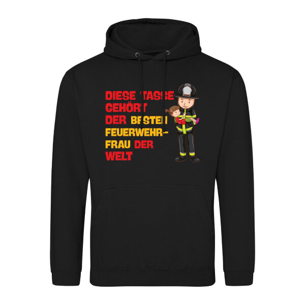 Unisex Hoodie Tasse gehört der besten Feuerwehrfrau der Welt