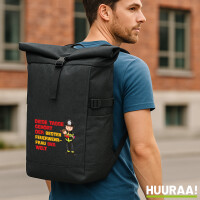 Kurierrucksack Tasse gehört der besten Feuerwehrfrau...