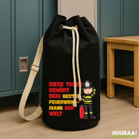 Seesack Tasse gehört dem besten Feuerwehrmann der...