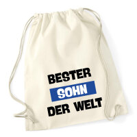 Turnbeutel Bester Sohn der Welt 12 Liter