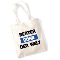Jutebeutel Bester Sohn der Welt 10 Liter