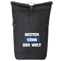 Kurierrucksack Bester Sohn der Welt 30-44 Liter Black...