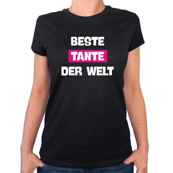 Damen T-Shirt Beste Tante der Welt