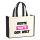 Jutetasche Beste Tante der Welt 21 Liter Black