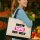 Jutetasche Beste Tante der Welt 21 Liter Black