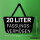 Einkaufskorb faltbar Beste Tante der Welt 20 Liter Black