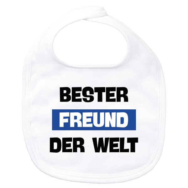 Baby Lätzchen Bester Freund der Welt Klettverschluss