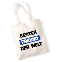 Jutebeutel Bester Freund der Welt 10 Liter