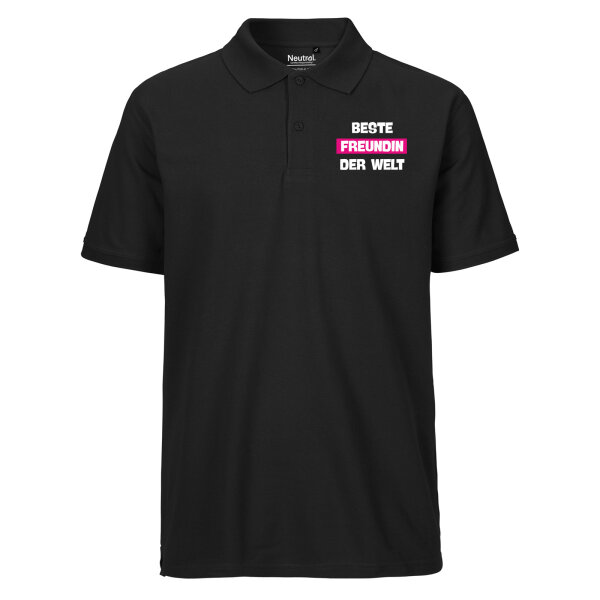 Herren Polo Shirt Beste Freundin der Welt