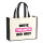 Jutetasche Beste Freundin der Welt 21 Liter Black