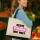 Jutetasche Beste Freundin der Welt 21 Liter Black