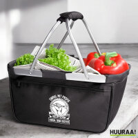Einkaufskorb faltbar Einmal mit Profis war früher,...