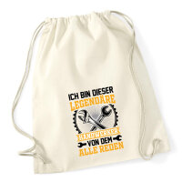 Turnbeutel Ich bin dieser legendäre Handwerker von...