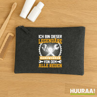 Kulturbeutel Ich bin dieser legendäre Handwerker von...
