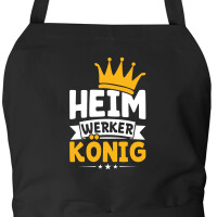 Schürze Heimwerker König mit Taschen