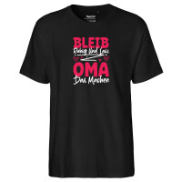 Herren T-Shirt Bleib ruhig und lass Oma das machen