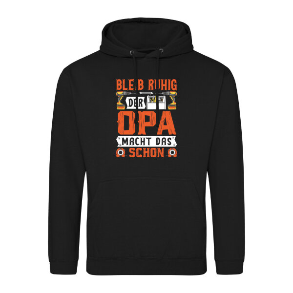 Unisex Hoodie Bleib ruhig der Opa macht das schon