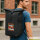Kurierrucksack Bleib ruhig der Opa macht das schon 30-44 Liter Black Melange