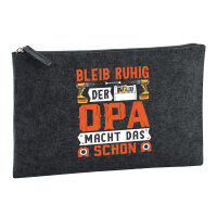 Kulturbeutel Bleib ruhig der Opa macht das schon 1 Liter...