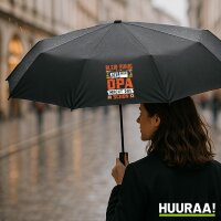 Regenschirm Bleib ruhig der Opa macht das schon 98cm Schwarz
