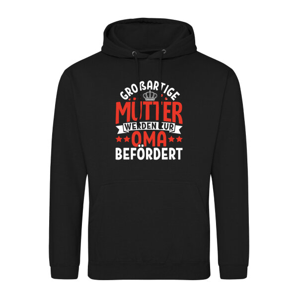 Unisex Hoodie Großartige Mütter werden zur Oma befördert