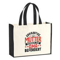 Jutetasche Großartige Mütter werden zur Oma...