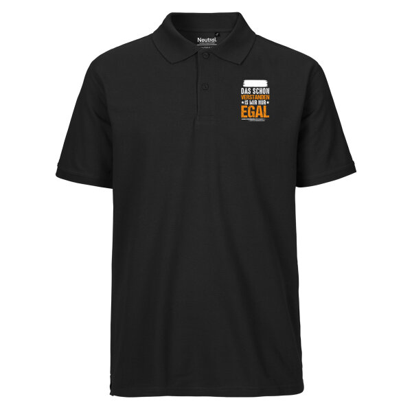 Herren Polo Shirt Hab das schon verstanden ist mir nur egal