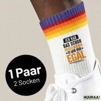 Unisex Socken Hab das schon verstanden ist mir nur egal...
