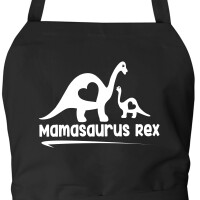 Schürze Mamasaurus Rex Dinosaurier mit Taschen
