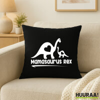 Kissen Mamasaurus Rex Dinosaurier 40x40cm