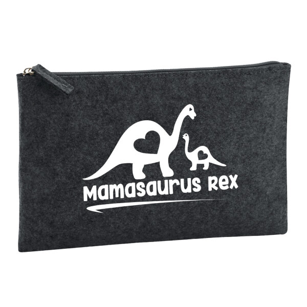 Kulturbeutel Mamasaurus Rex Dinosaurier 1 Liter Charcoal