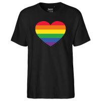 Herren T-Shirt Regenbogenflagge LGBT+ Pride Flag