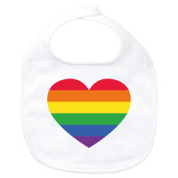 Baby Lätzchen Regenbogenflagge LGBT+ Pride Flag...