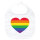 Baby Lätzchen Regenbogenflagge LGBT+ Pride Flag Klettverschluss