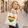 Jutebeutel Regenbogenflagge LGBT+ Pride Flag 10 Liter