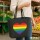 Filz Shopper Regenbogenflagge LGBT+ Pride Flag 22 Liter